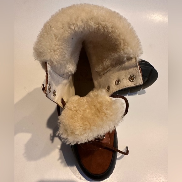 Brother Vellies
Women's Alps Shearling Trim Hiking Boots - Picture 10 of 13